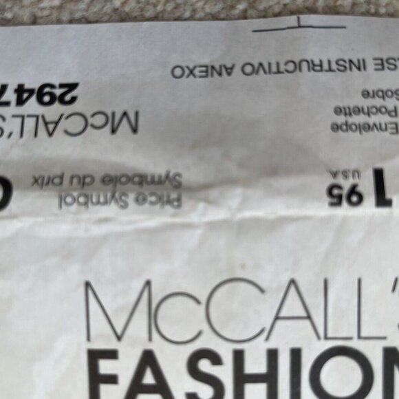 McCalls 2947 Misses Apron Sewing Pattern - NEW Uncut - 1 Pattern with 8 Looks - Picture 5 of 5